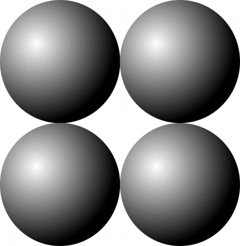4 spheres