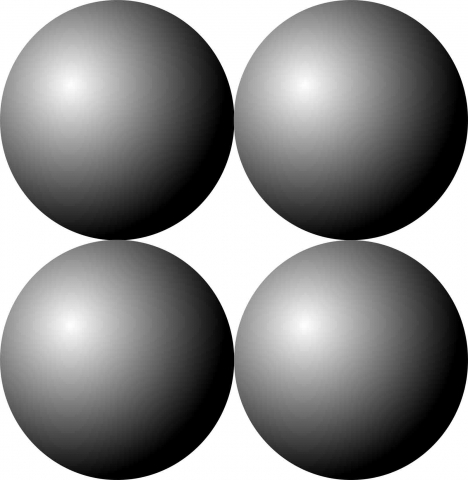 4 spheres