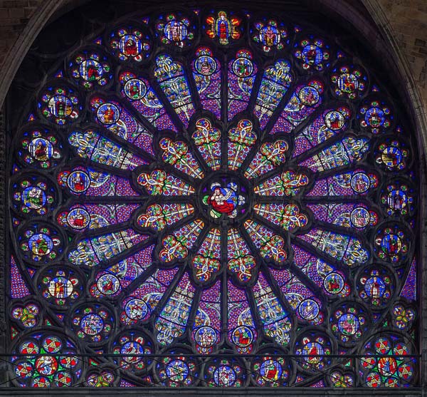 Basilica of Saint Denis Rayonnant Rose Window