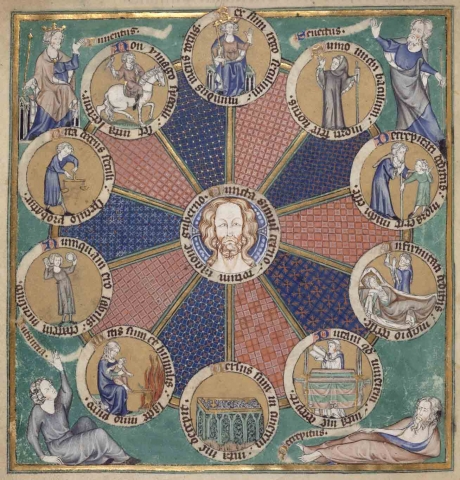 De Lisle Psalter wheel