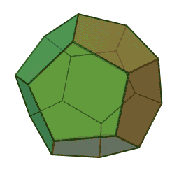 Dodecahedron rotating