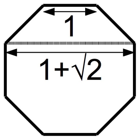 Silver ratio octagon
