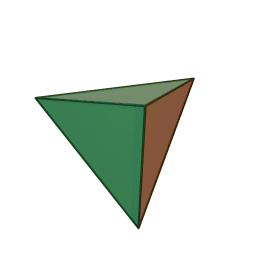 Tetrahedron rotating