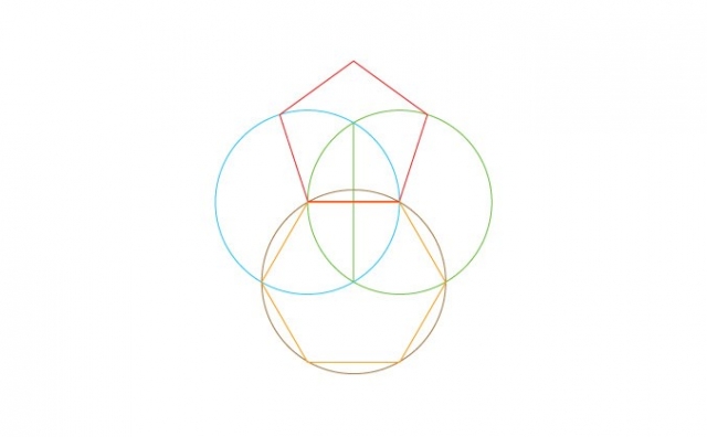 Vesica Hexagon Pentagon