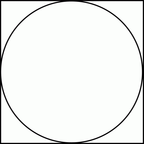 circle in square
