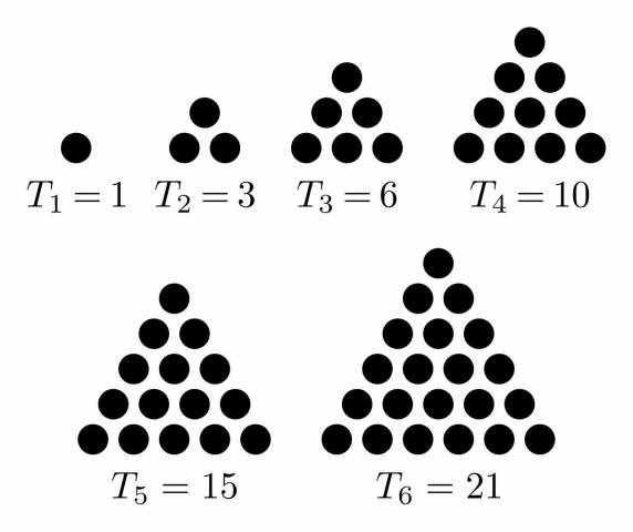 triangular numbers lr