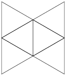 triangular bipyramid net