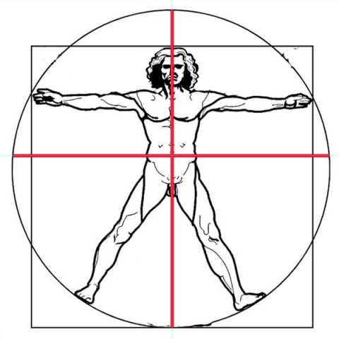 vitruvian circle